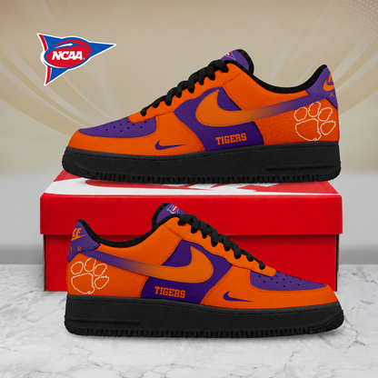 SPECIAL EDITION - NEW CUSTOMIZED NCAA FBS07 CST CLEMSON TIGERS AF1 SHOES