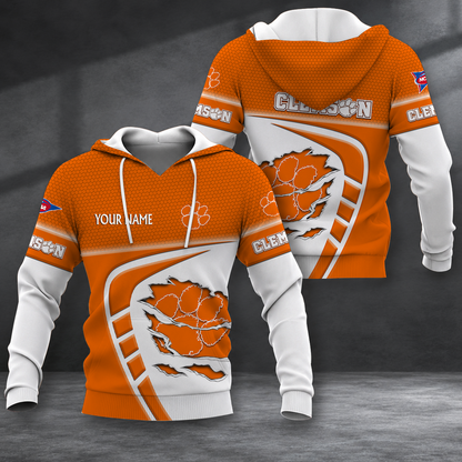 ELITE EDITION - NEW CUSTOMIZED NCAA FBS07 CST CLEMSON TIGERS HOODIE, ZIP HOODIE, T-SHIRT, POLO SHIRT, ZIP POLO SHIRT & SWEATSHIRT