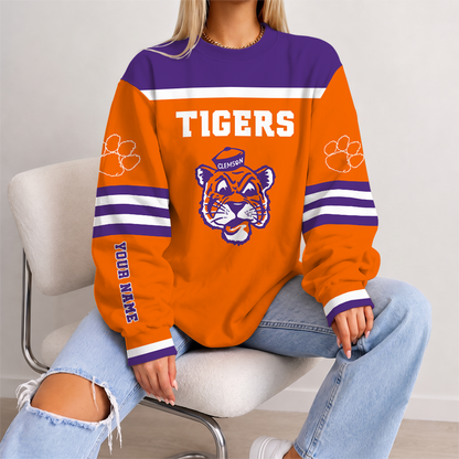 [FAN FAVORITE] NEW CUSTOMIZED NCAA FBS07 CST CLEMSON TIGERS UNISEX SWEATSHIRT
