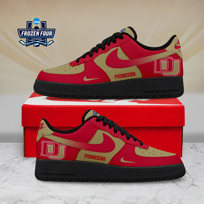 LIMITED EDITION - NEW CUSTOMIZED NCAA MFF07 DEP DENVER PIONEERS AF1 SHOES