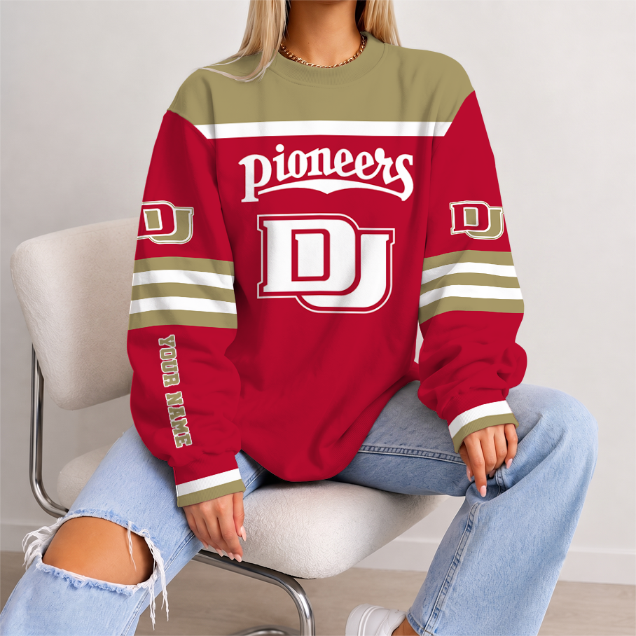 [FAN FAVORITE] NEW CUSTOMIZED NCAA MFF07 DEP DENVER PIONEERS UNISEX SWEATSHIRT