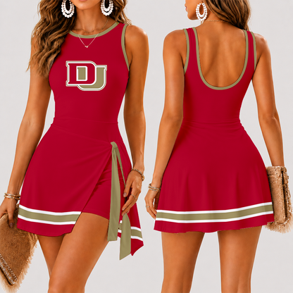 [FAN FAVORITE] NEW CUSTOMIZED NCAA MFF07 DEP DENVER PIONEERS WOMEN'S SUMMER SKORT DRESS