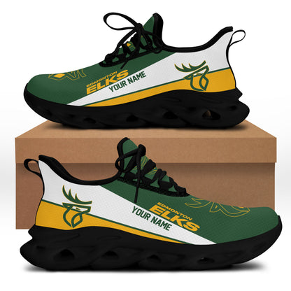 [FAN EXCLUSIVE] NEW CUSTOMIZED CFL07 EDM EDMONTON ELKS MAX SOUL SHOES