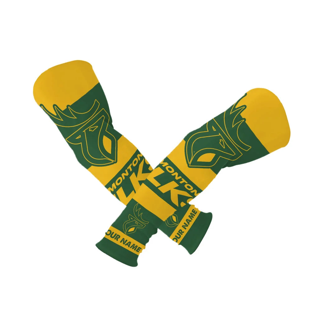 [FAN EXCLUSIVE] NEW CUSTOMIZED CFL07 EDM EDMONTON ELKS SUN ARM SLEEVES