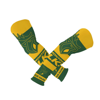 [FAN EXCLUSIVE] NEW CUSTOMIZED CFL07 EDM EDMONTON ELKS SUN ARM SLEEVES