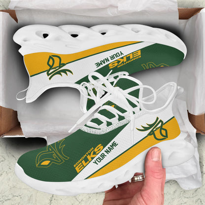 [FAN EXCLUSIVE] NEW CUSTOMIZED CFL07 EDM EDMONTON ELKS MAX SOUL SHOES