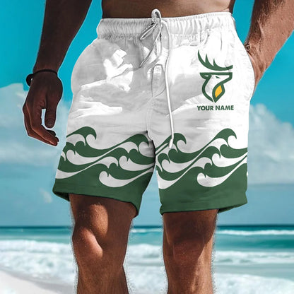 [FAN EXCLUSIVE] NEW CUSTOMIZED CFL07 EDM EDMONTON ELKS SHORT PANTS