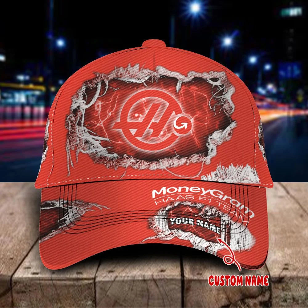 LIMITED RUN - NEW CUSTOMIZED F107 TGR HAAS CLASSIC CAP
