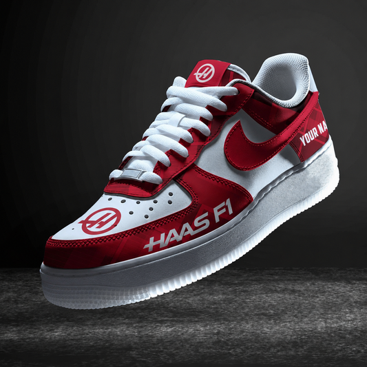LIMITED RUN - NEW CUSTOMIZED F107 TGR HAAS AF1 SNEAKERS