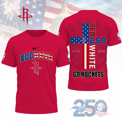 LIMITED EDITION - NEW CUSTOMIZED NBA07 HRO HOUSTON ROCKETS T-SHIRT, POLO SHIRT, ZIP POLO SHIRT, SWEATSHIRT, HOODIE & ZIP HOODIE