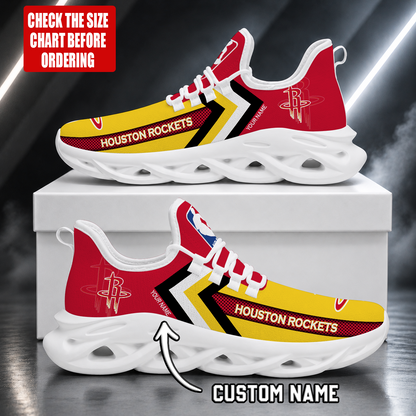 FINAL SALE - NEW CUSTOMIZED NBA07 HRO HOUSTON ROCKETS MAX SOUL SHOES
