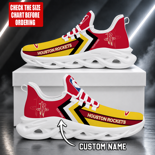 FINAL SALE - NEW CUSTOMIZED NBA07 HRO HOUSTON ROCKETS MAX SOUL SHOES