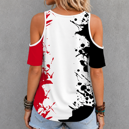 [HOT DEAL] NEW CUSTOMIZED NBA07 HRO HOUSTON ROCKETS CRISS CROSS V-NECK TOP
