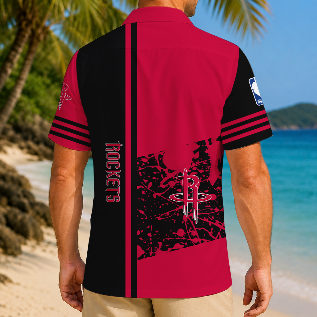 LIMITED EDITION - NEW CUSTOMIZED NBA07 HRO HOUSTON ROCKETS UNISEX HAWAIIAN SHIRT