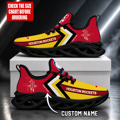 FINAL SALE - NEW CUSTOMIZED NBA07 HRO HOUSTON ROCKETS MAX SOUL SHOES