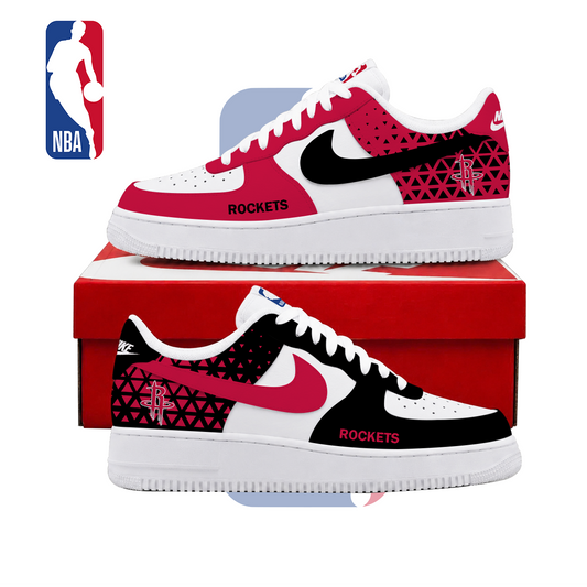 LIMITED EDITION - NEW CUSTOMIZED NBA07 HRO HOUSTON ROCKETS AF1 SHOES