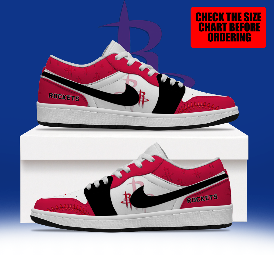 [HOT DEAL] NEW CUSTOMIZED NBA07 HRO HOUSTON ROCKETS AIR JORDAN LOW SHOES