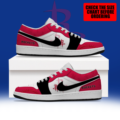 [HOT DEAL] NEW CUSTOMIZED NBA07 HRO HOUSTON ROCKETS AIR JORDAN LOW SHOES