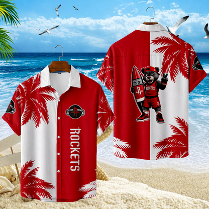 LIMITED EDITION - NEW CUSTOMIZED NBA07 HRO HOUSTON ROCKETS UNISEX HAWAIIAN SHIRT
