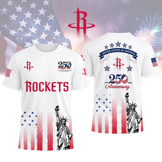 LIMITED EDITION - NEW CUSTOMIZED NBA07 HRO HOUSTON ROCKETS T-SHIRT, POLO SHIRT, ZIP POLO SHIRT, SWEATSHIRT, HOODIE & ZIP HOODIE
