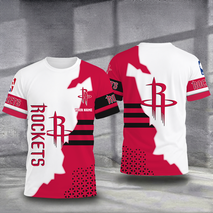 LIMITED EDITION - NEW CUSTOMIZED NBA07 HRO HOUSTON ROCKETS T-SHIRT, POLO SHIRT, ZIP POLO SHIRT, SWEATSHIRT, HOODIE & ZIP HOODIE