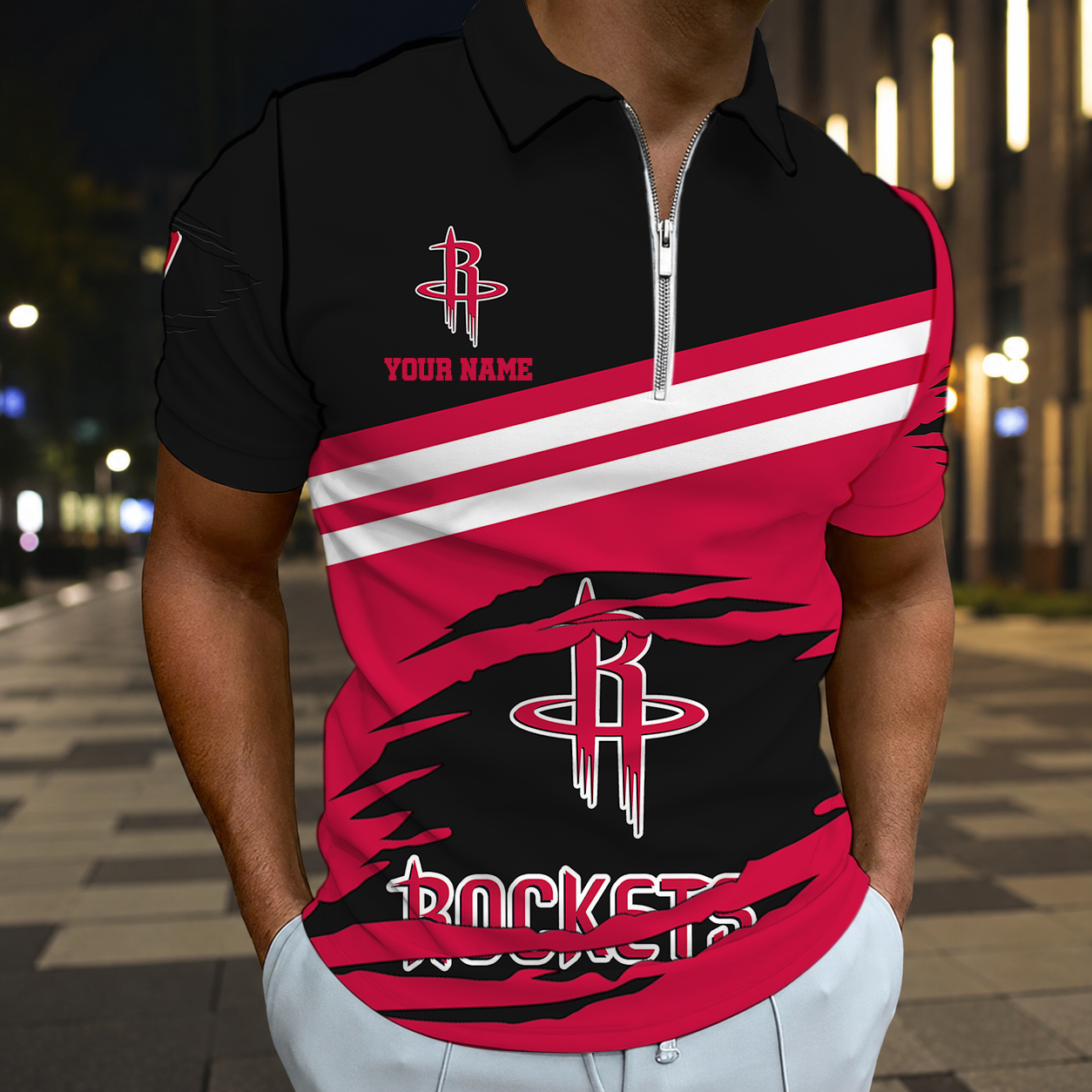 LIMITED EDITION - NEW CUSTOMIZED NBA07 HRO HOUSTON ROCKETS T-SHIRT, POLO SHIRT, ZIP POLO SHIRT, SWEATSHIRT, HOODIE & ZIP HOODIE