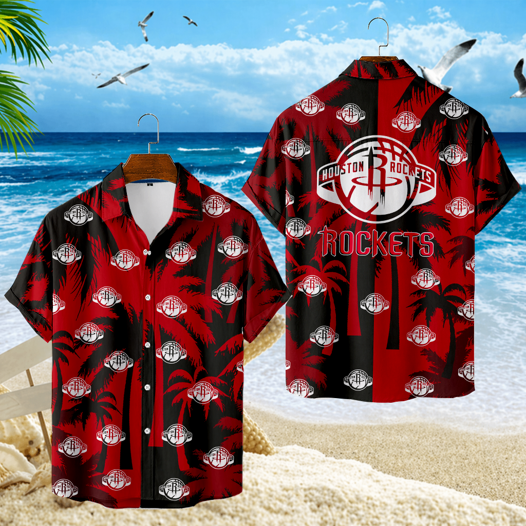 LIMITED EDITION - NEW CUSTOMIZED NBA07 HRO HOUSTON ROCKETS UNISEX HAWAIIAN SHIRT
