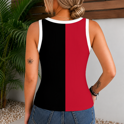 [HOT DEAL] NEW CUSTOMIZED NBA07 HRO HOUSTON ROCKETS WOMEN'S V-NECK TANK TOP