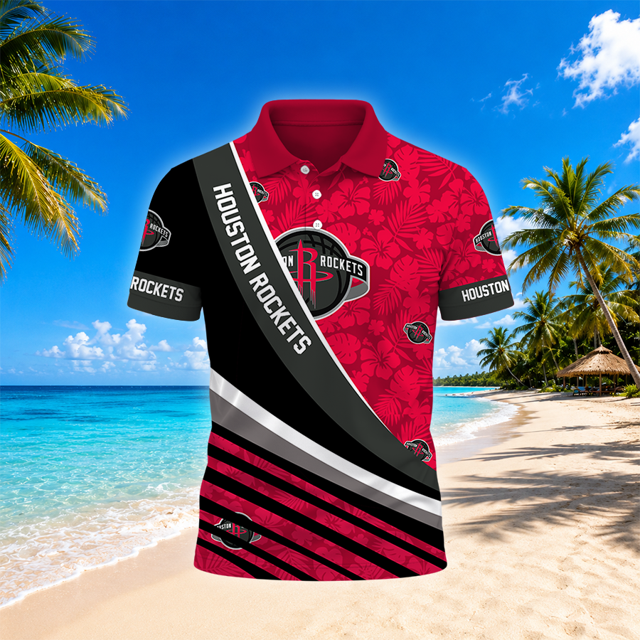[HOT DEAL] NEW CUSTOMIZED NBA07 HRO HOUSTON ROCKETS POLO SHIRT