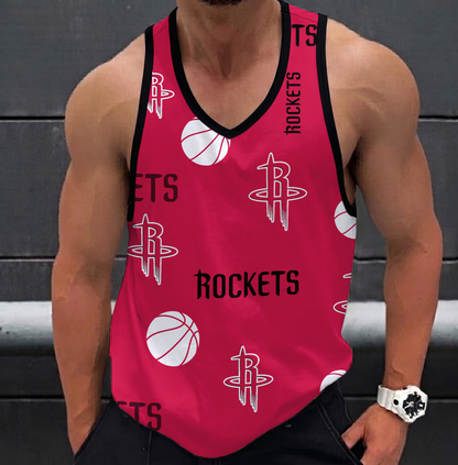 LIMITED EDITION - NEW CUSTOMIZED NBA07 HRO HOUSTON ROCKETS UNISEX TANK TOP