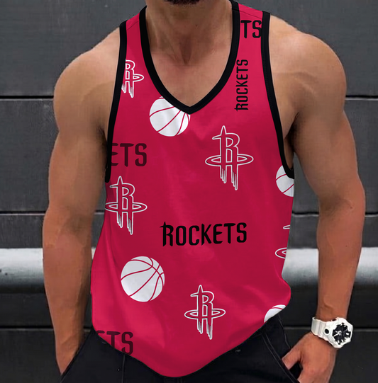 LIMITED EDITION - NEW CUSTOMIZED NBA07 HRO HOUSTON ROCKETS UNISEX TANK TOP