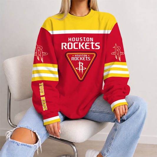 [HOT DEAL] NEW CUSTOMIZED NBA07 HRO HOUSTON ROCKETS UNISEX SWEATSHIRT