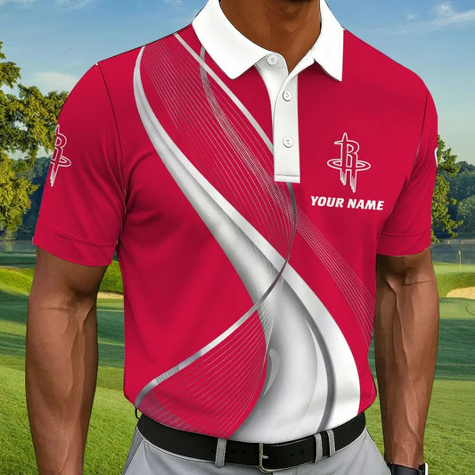 LIMITED EDITION - NEW CUSTOMIZED NBA07 HRO HOUSTON ROCKETS POLO SHIRT, ZIP POLO SHIRT & T-SHIRTS
