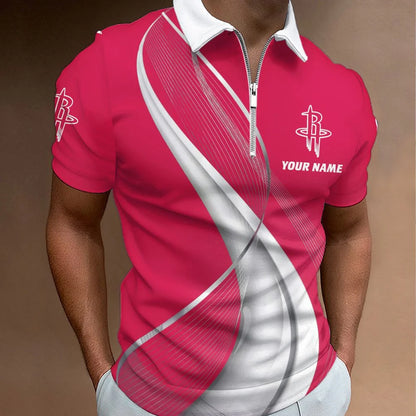 LIMITED EDITION - NEW CUSTOMIZED NBA07 HRO HOUSTON ROCKETS POLO SHIRT, ZIP POLO SHIRT & T-SHIRTS