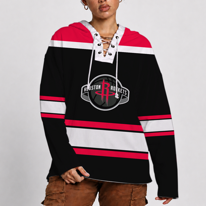 [HOT DEAL] NEW CUSTOMIZED NBA07 HRO HOUSTON ROCKETS LACER HOODIE