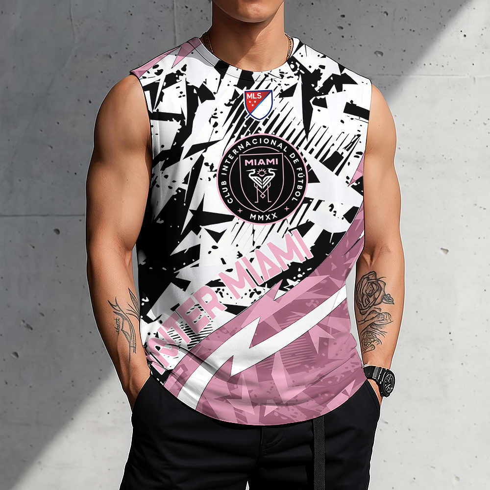 POPULAR NOW - NEW CUSTOMIZED MLS07 IMC INTER MIAMI CF TANK TOP & GYM SHIRT