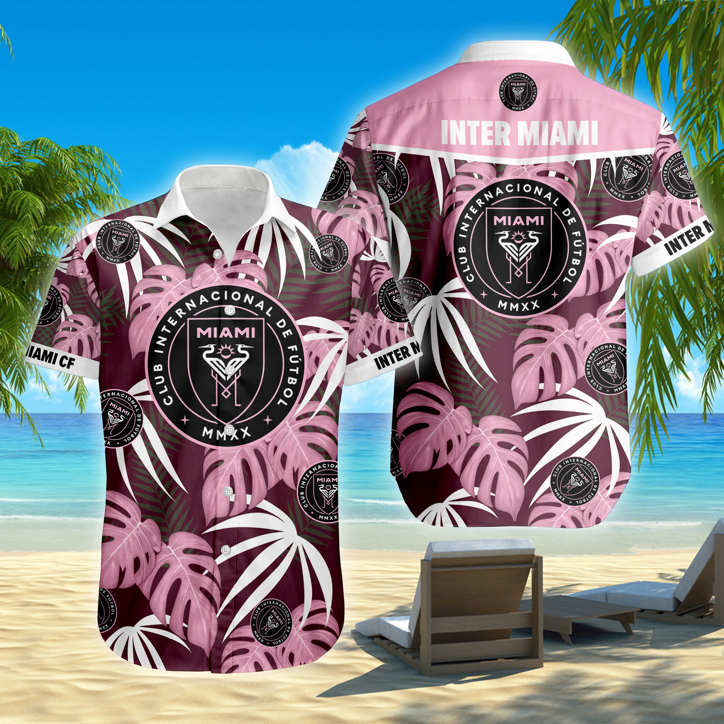 ENDING TODAY - NEW CUSTOMIZED MLS07 IMC INTER MIAMI CF UNISEX HAWAIIAN SHIRT