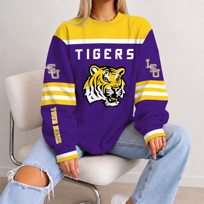 [FAN FAVORITE] NEW CUSTOMIZED NCAA CWS07 LST LSU TIGERS UNISEX SWEATSHIRT