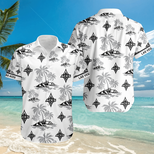 ENDING TODAY - NEW CUSTOMIZED WNBA07 LVA LAS VEGAS ACES UNISEX HAWAIIAN SHIRT