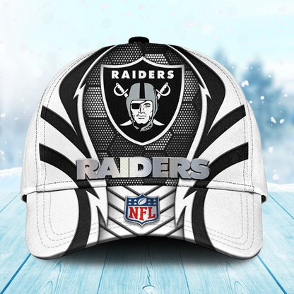 LIMITED EDITION - NEW CUSTOMIZED NFL07 LVR LAS VEGAS RAIDERS CLASSIC CAP