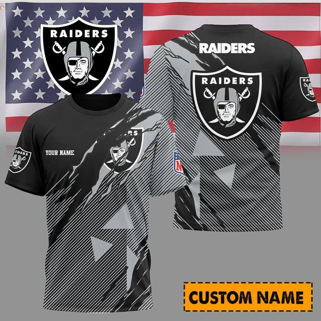 LIMITED EDITION - NEW CUSTOMIZED NFL07 LVR LAS VEGAS RAIDERS T-SHIRT, POLO SHIRT, ZIP POLO SHIRT, SWEATSHIRT, HOODIE & ZIP HOODIE