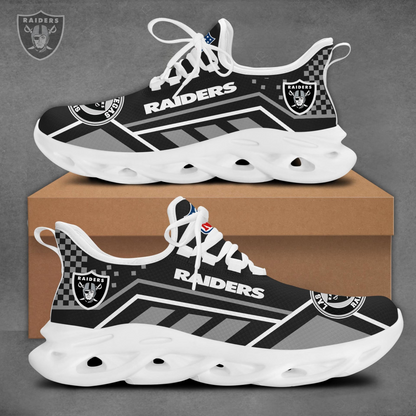 SPECIAL EDITION - NEW CUSTOMIZED NFL07 LVR LAS VEGAS RAIDERS MAX SOUL SHOES