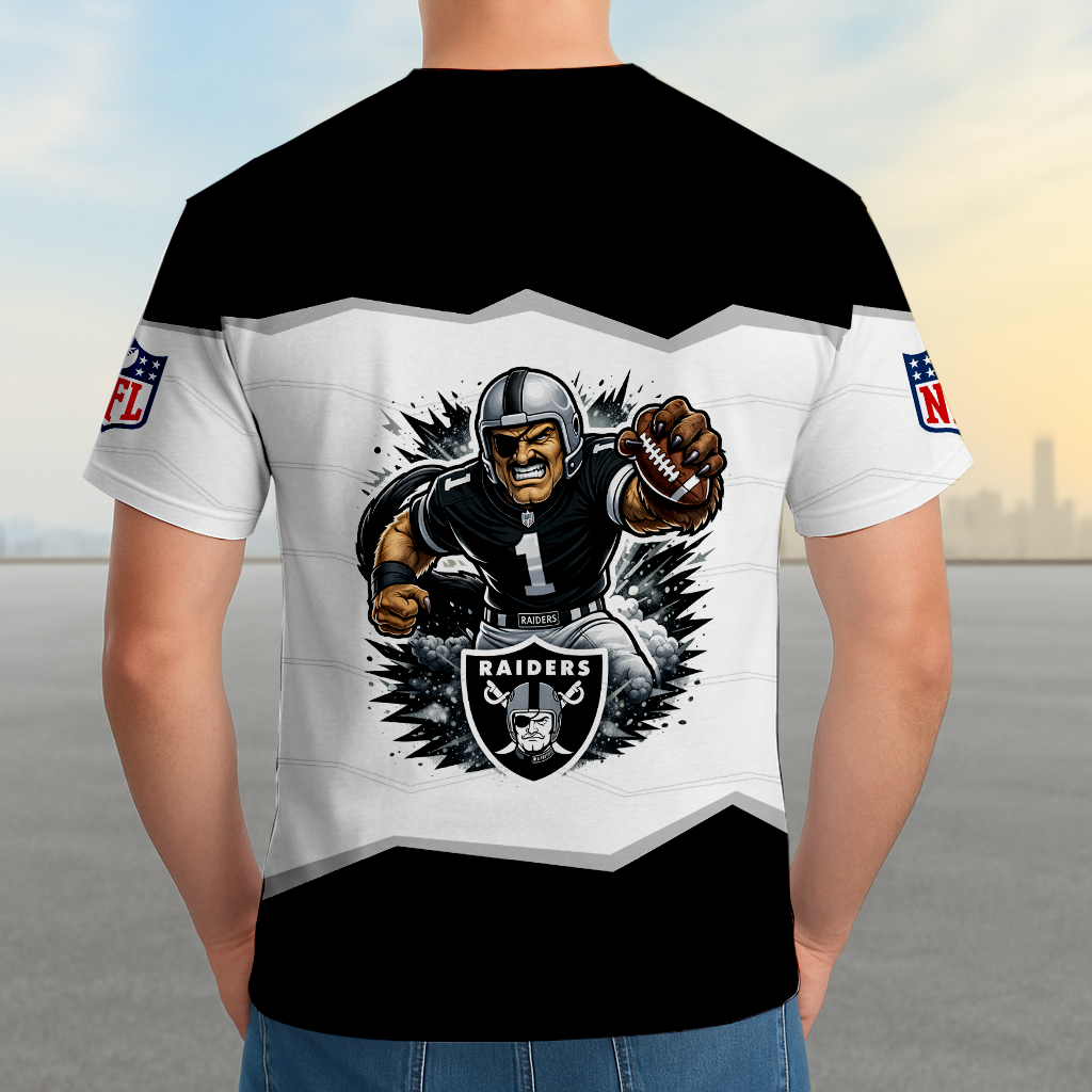 LIMITED EDITION - NEW CUSTOMIZED NFL07 LVR LAS VEGAS RAIDERS UNISEX T-SHIRT, SWEASHIRTS, HOODIE & JACKETS