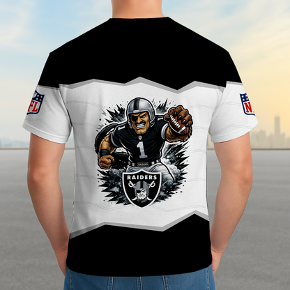 LIMITED EDITION - NEW CUSTOMIZED NFL07 LVR LAS VEGAS RAIDERS UNISEX T-SHIRT, SWEASHIRTS, HOODIE & JACKETS