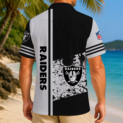 LIMITED EDITION - NEW CUSTOMIZED NFL07 LVR LAS VEGAS RAIDERS UNISEX HAWAIIAN SHIRT