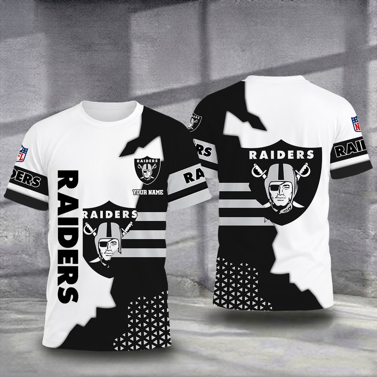 LIMITED EDITION - NEW CUSTOMIZED NFL07 LVR LAS VEGAS RAIDERS T-SHIRT, POLO SHIRT, ZIP POLO SHIRT, SWEATSHIRT, HOODIE & ZIP HOODIE