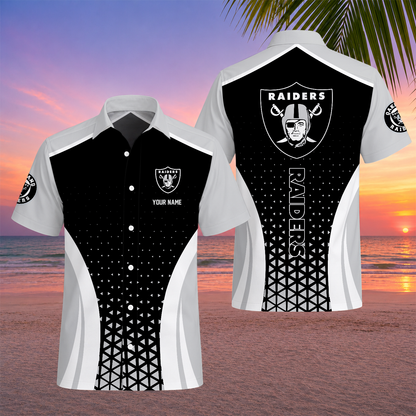 LIMITED EDITION - NEW CUSTOMIZED NFL07 LVR LAS VEGAS RAIDERS UNISEX HAWAIIAN SHIRT
