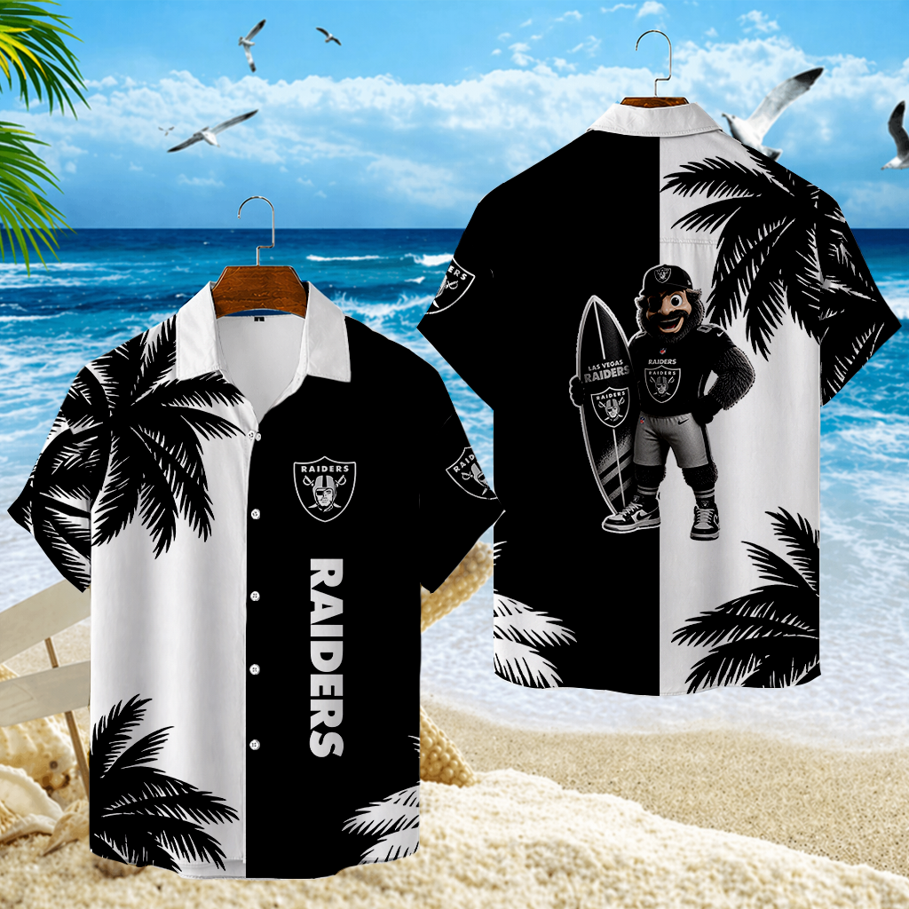 LIMITED EDITION - NEW CUSTOMIZED NFL07 LVR LAS VEGAS RAIDERS UNISEX HAWAIIAN SHIRT