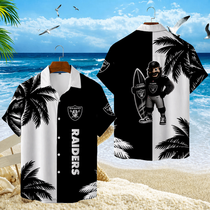 LIMITED EDITION - NEW CUSTOMIZED NFL07 LVR LAS VEGAS RAIDERS UNISEX HAWAIIAN SHIRT