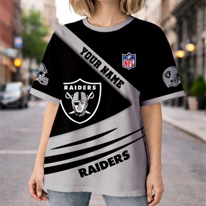 LIMITED EDITION - NEW CUSTOMIZED NFL07 LVR LAS VEGAS RAIDERS UNISEX T-SHIRT, POLO, HOODIE & JACKETS